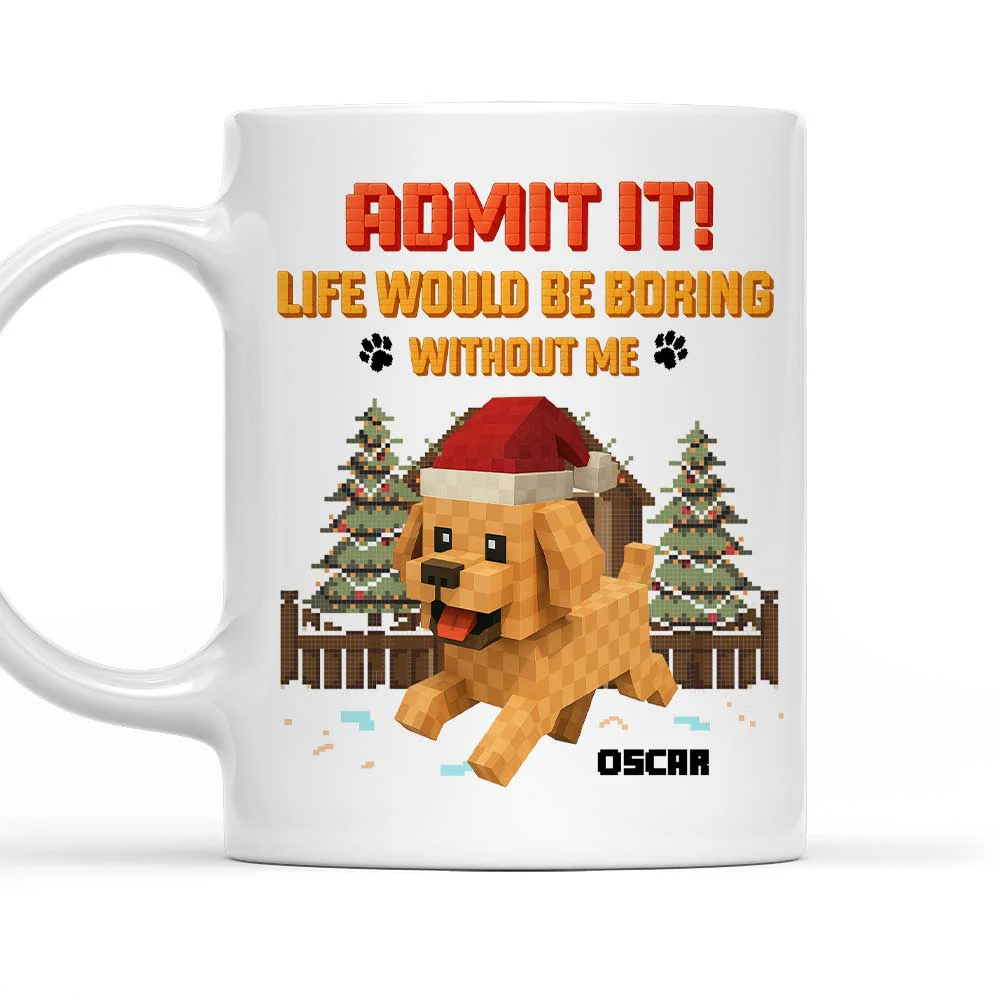 Admit It Square - Personalized Custom Coffee Mug
