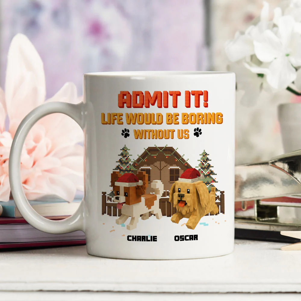 Admit It Square - Personalized Custom Coffee Mug - Image 4