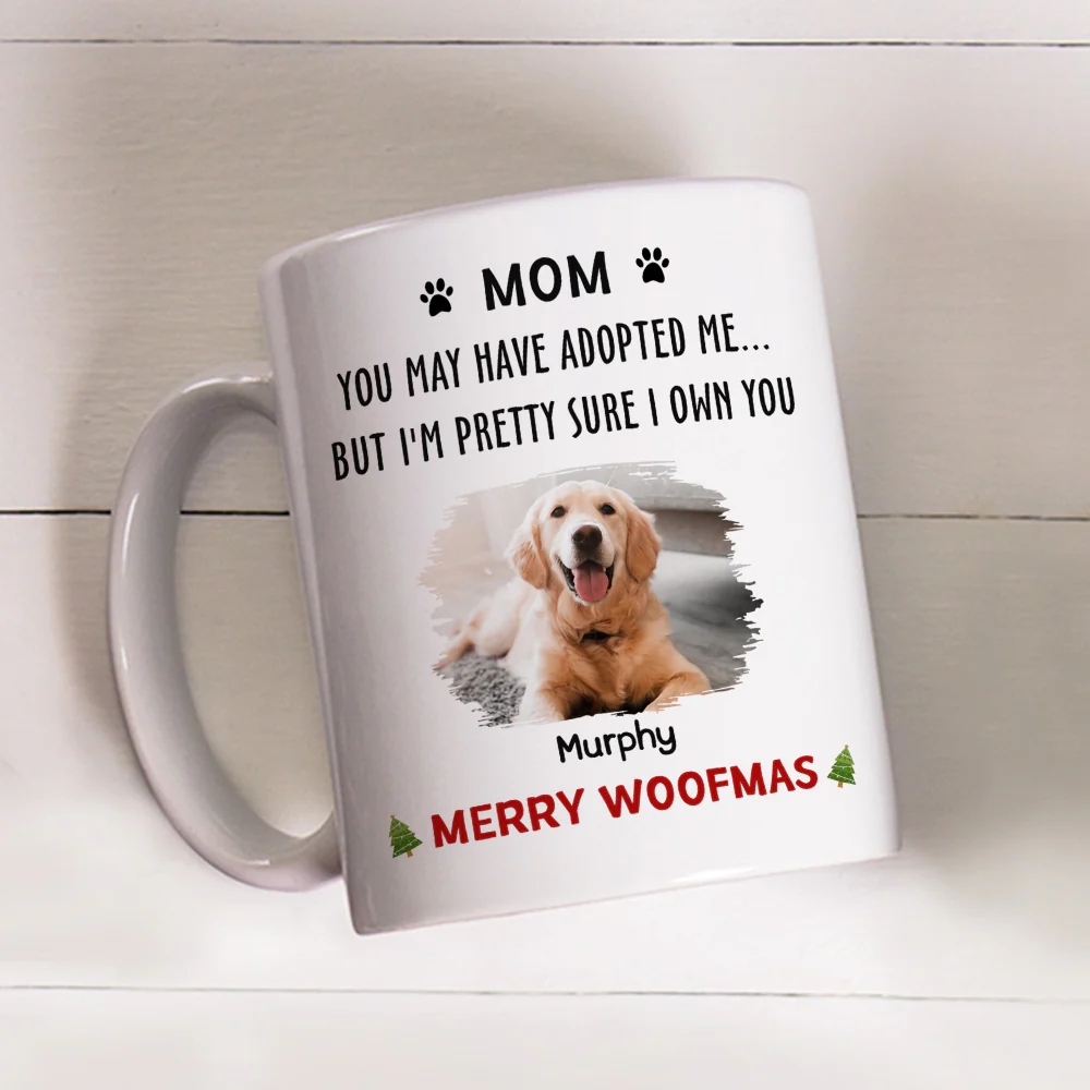 Adopted Cartoon Photo - Personalized Custom Coffee Mug - Image 3