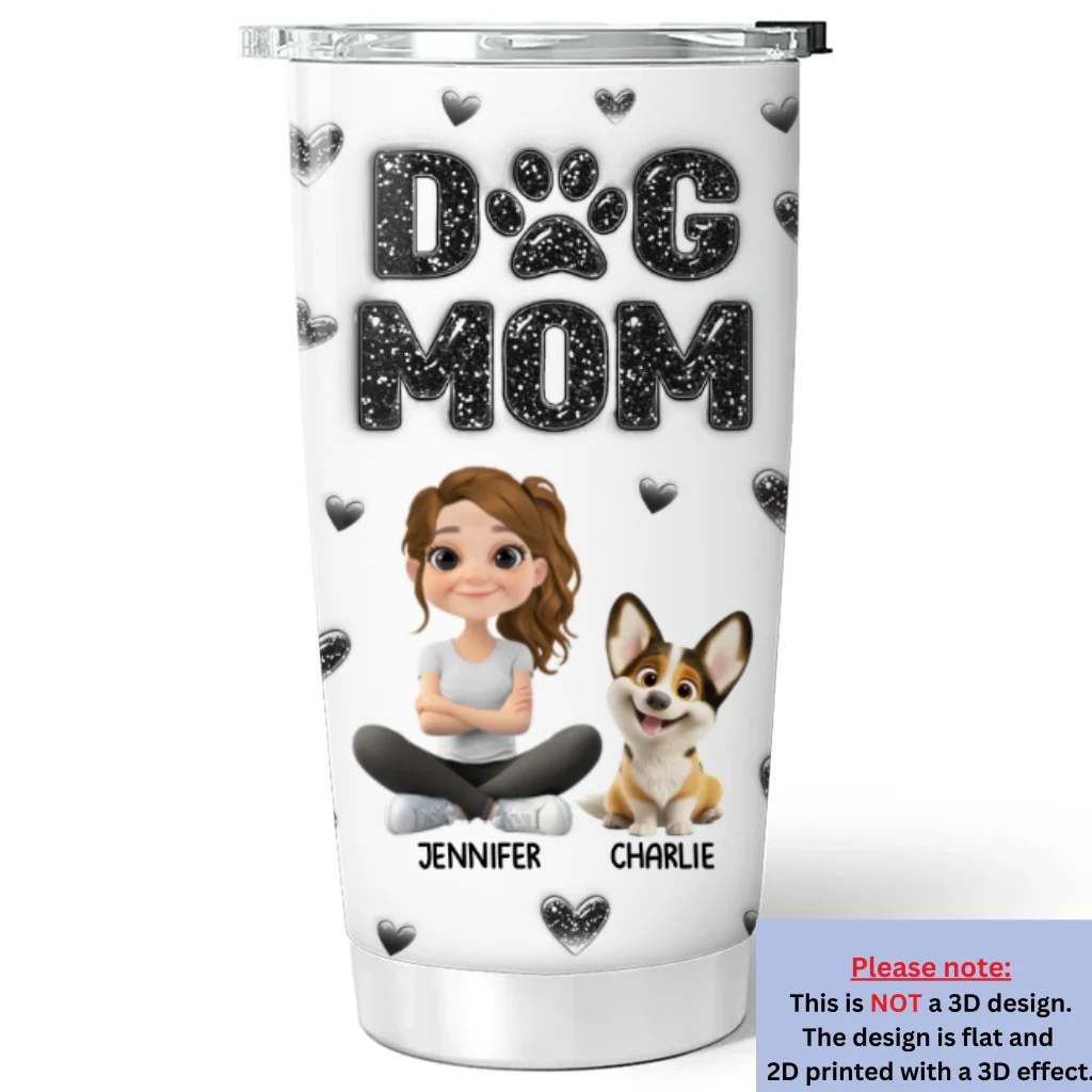 Adore You - Personalized Custom 3D Inflated Effect Tumbler - Image 6