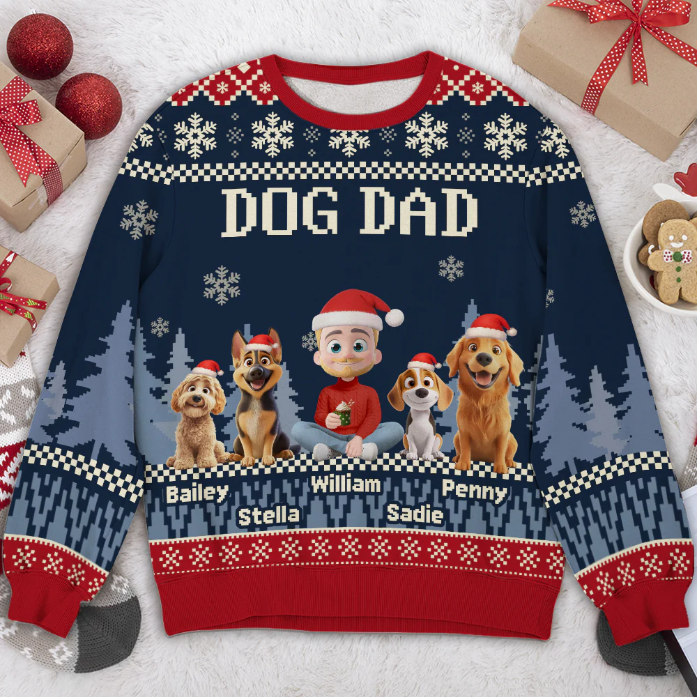 All I Need Is My Dogs Ver Kid - Personalized Custom All-Over-Print Sweatshirt - Image 4