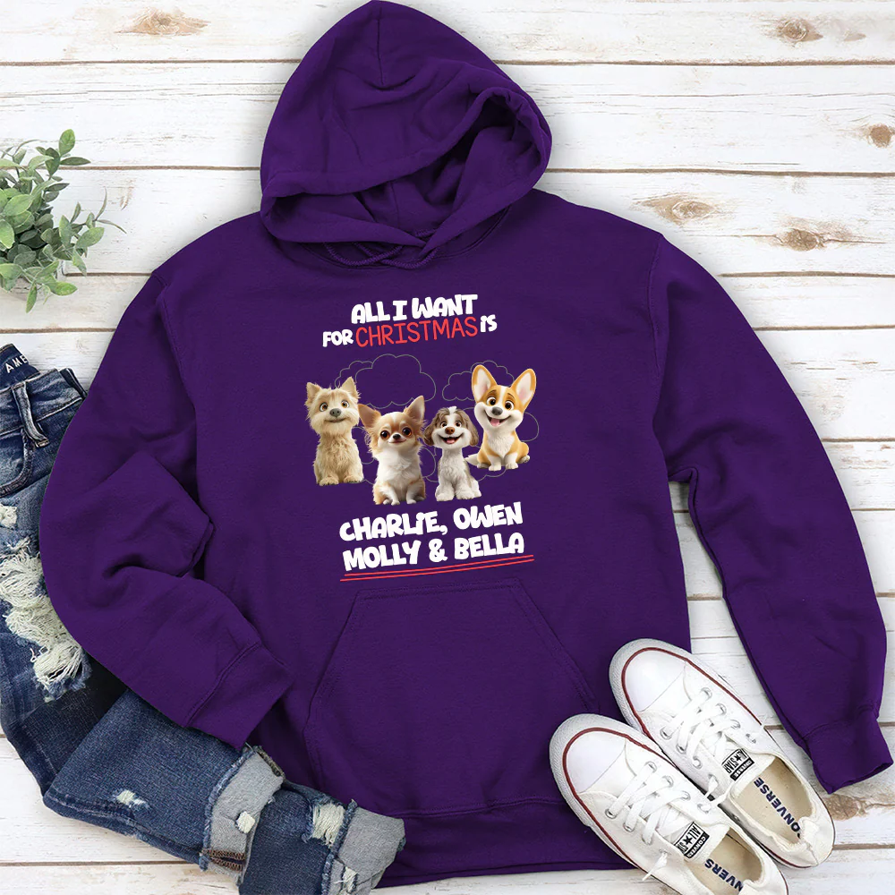 All I Want Is - Personalized Custom Hoodie - Image 3