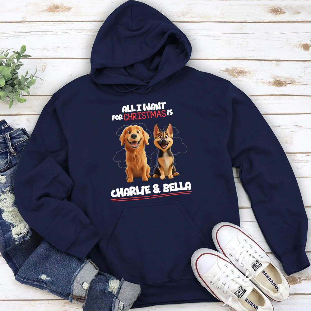 All I Want Is - Personalized Custom Hoodie - Image 4