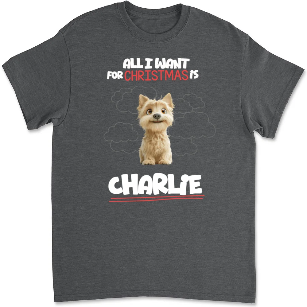 All I Want Is - Personalized Custom Unisex T-Shirt - Image 10