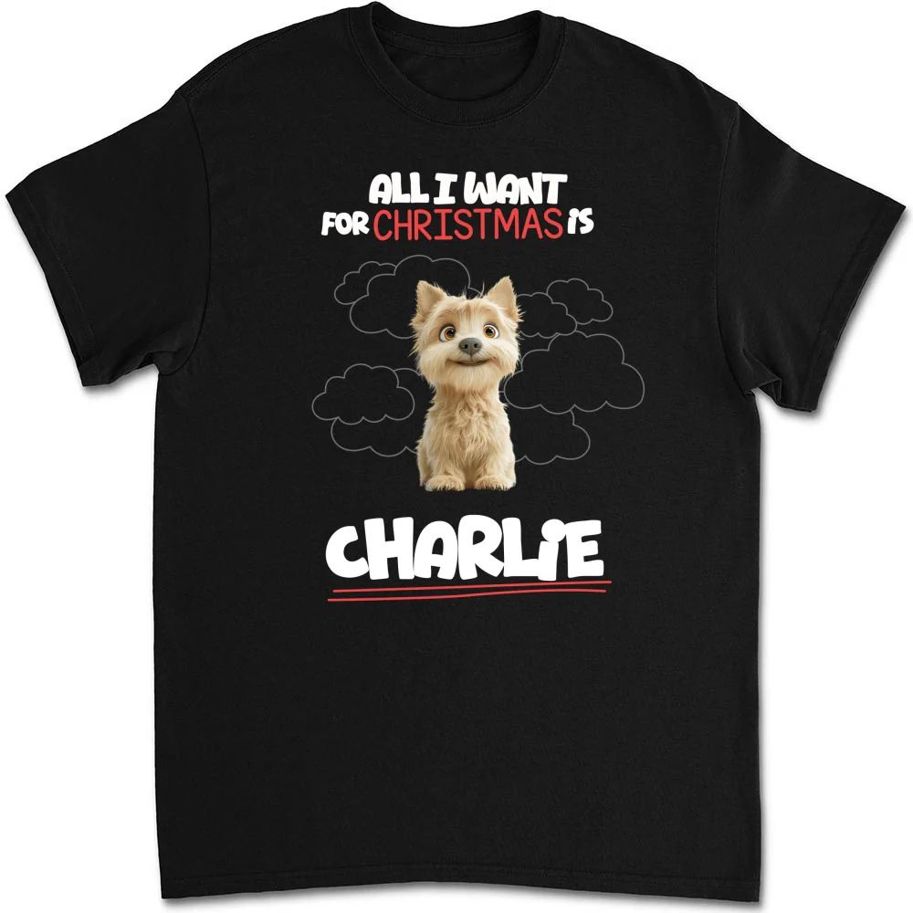 All I Want Is - Personalized Custom Unisex T-Shirt - Image 6