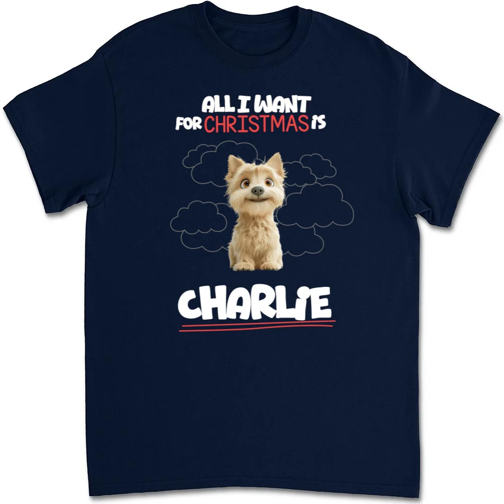 All I Want Is - Personalized Custom Unisex T-Shirt - Image 7