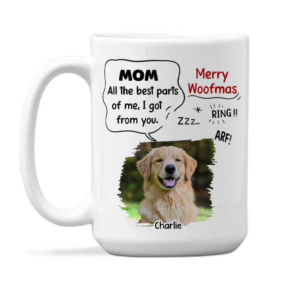 All The Best Parts Photo - Personalized Custom Coffee Mug - Image 2