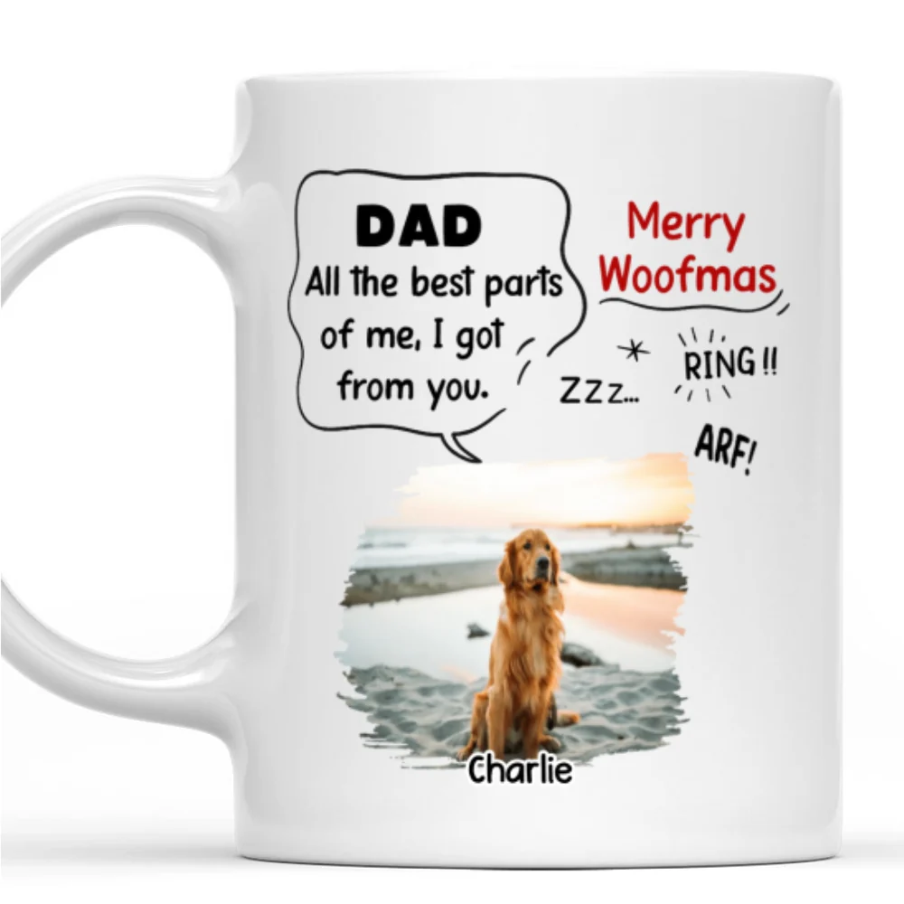 All The Best Parts Photo - Personalized Custom Coffee Mug - Image 5