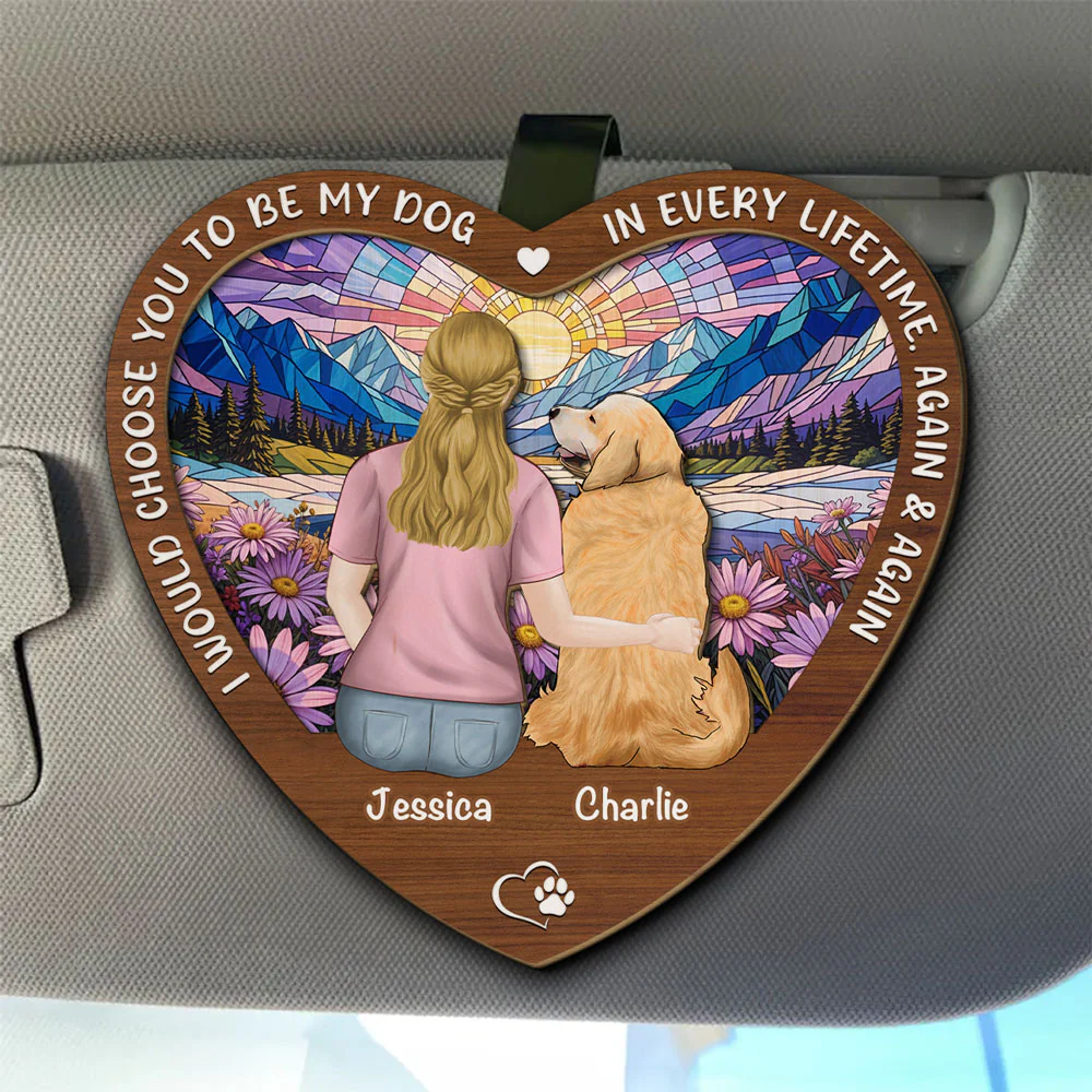 Always Choose You - Personalized Custom Car Visor Clip