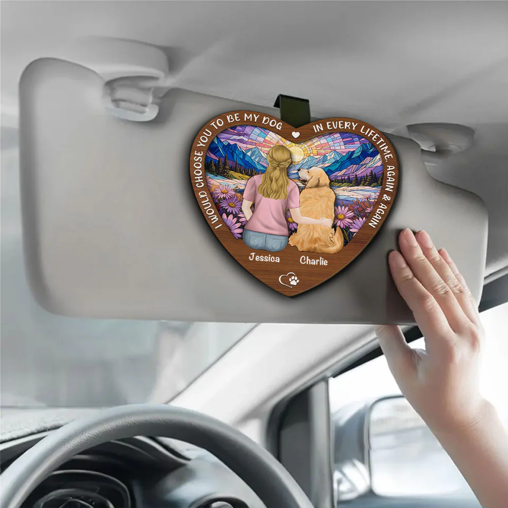 Always Choose You - Personalized Custom Car Visor Clip - Image 2