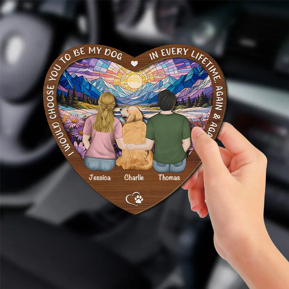 Always Choose You - Personalized Custom Car Visor Clip - Image 3