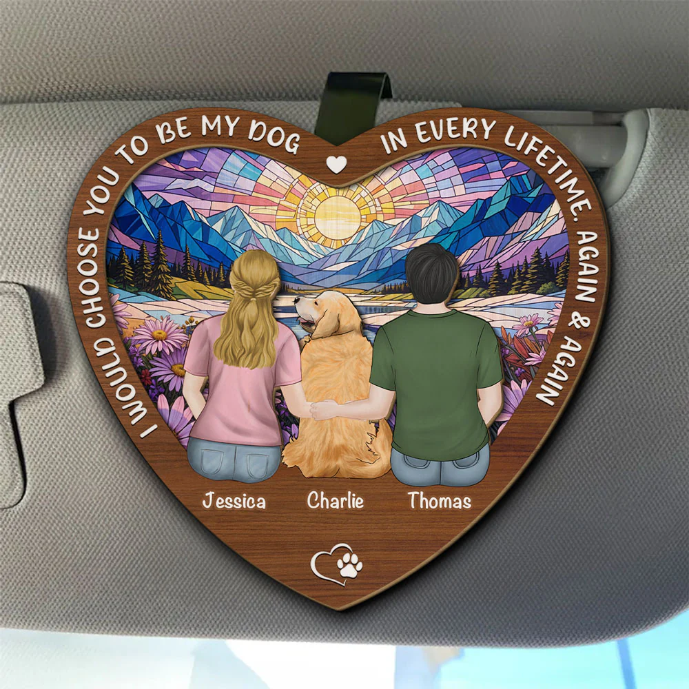 Always Choose You - Personalized Custom Car Visor Clip - Image 4