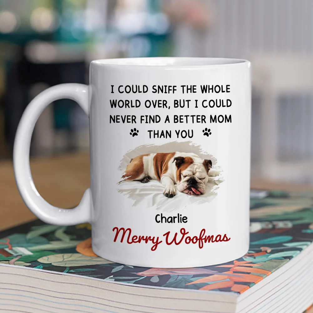 Always Our Number One Dog Mom Dad Photo - Personalized Custom Coffee Mug - Image 2