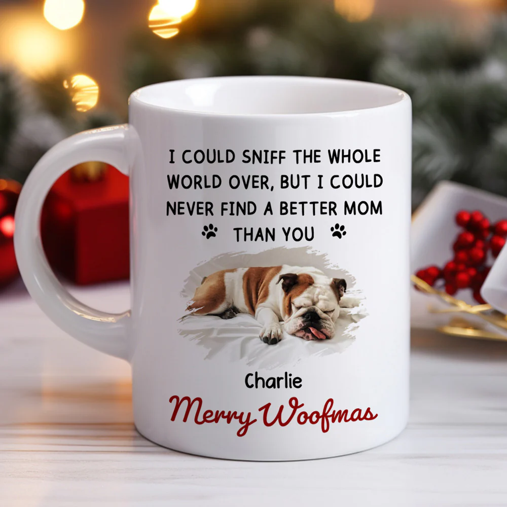 Always Our Number One Dog Mom Dad Photo - Personalized Custom Coffee Mug - Image 3