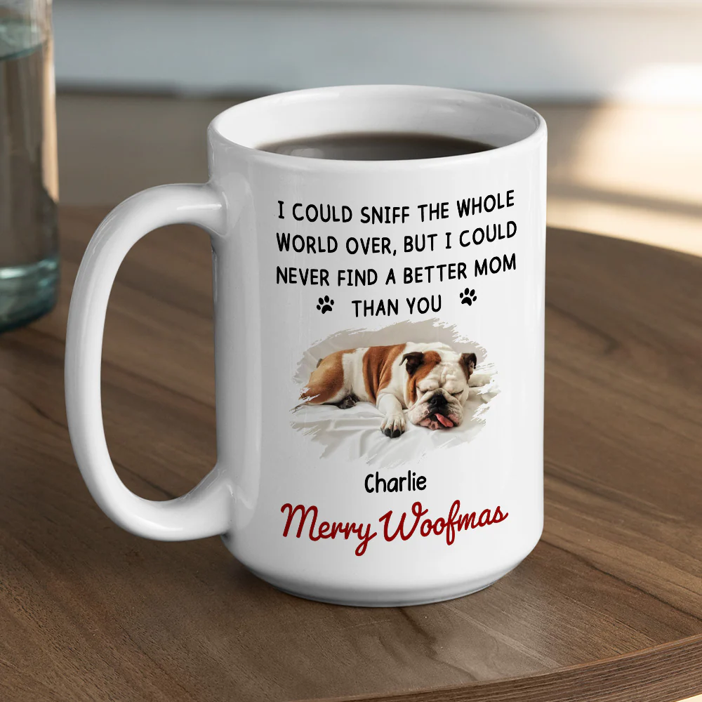Always Our Number One Dog Mom Dad Photo - Personalized Custom Coffee Mug - Image 4