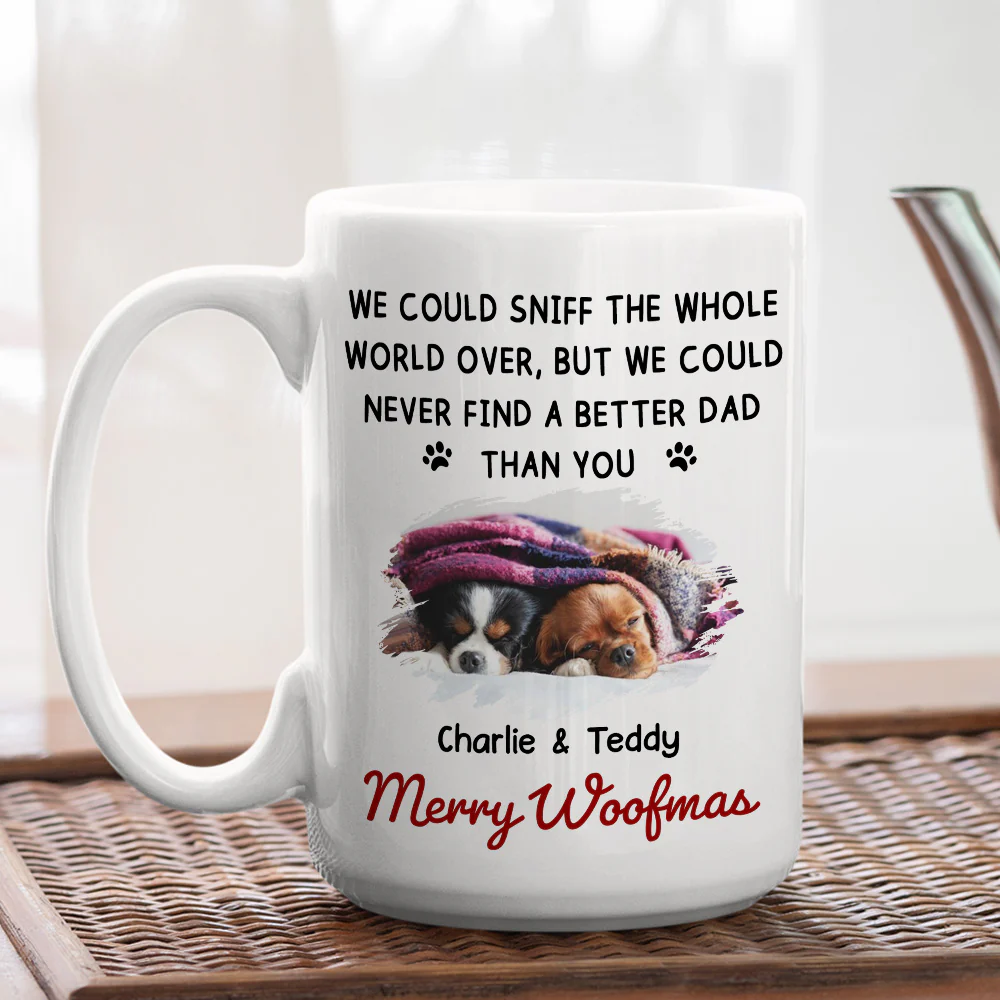Always Our Number One Dog Mom Dad Photo - Personalized Custom Coffee Mug - Image 5