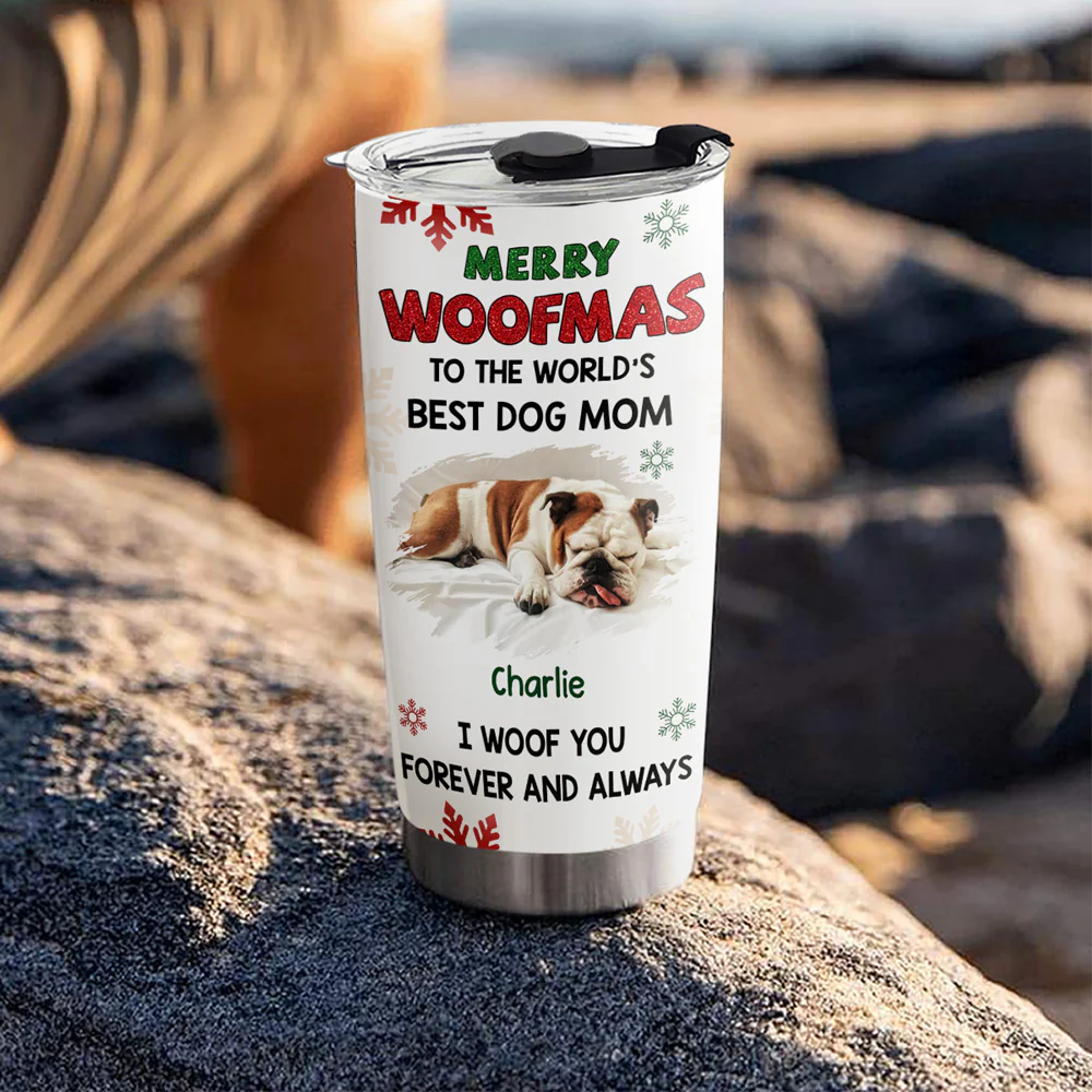 Always Woof You Photo - Personalized Custom Tumbler - Image 4