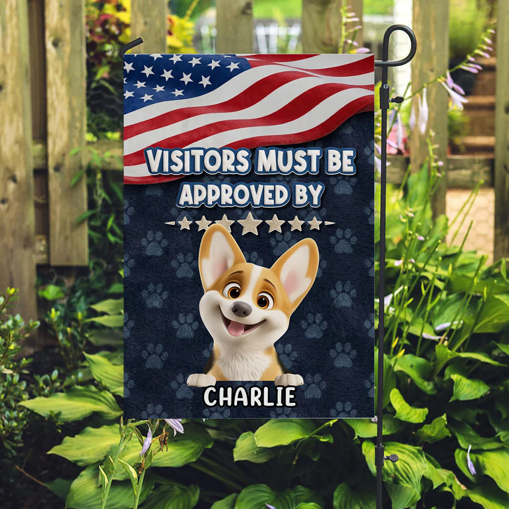 Approved By - Personalized Custom Flag - Image 2