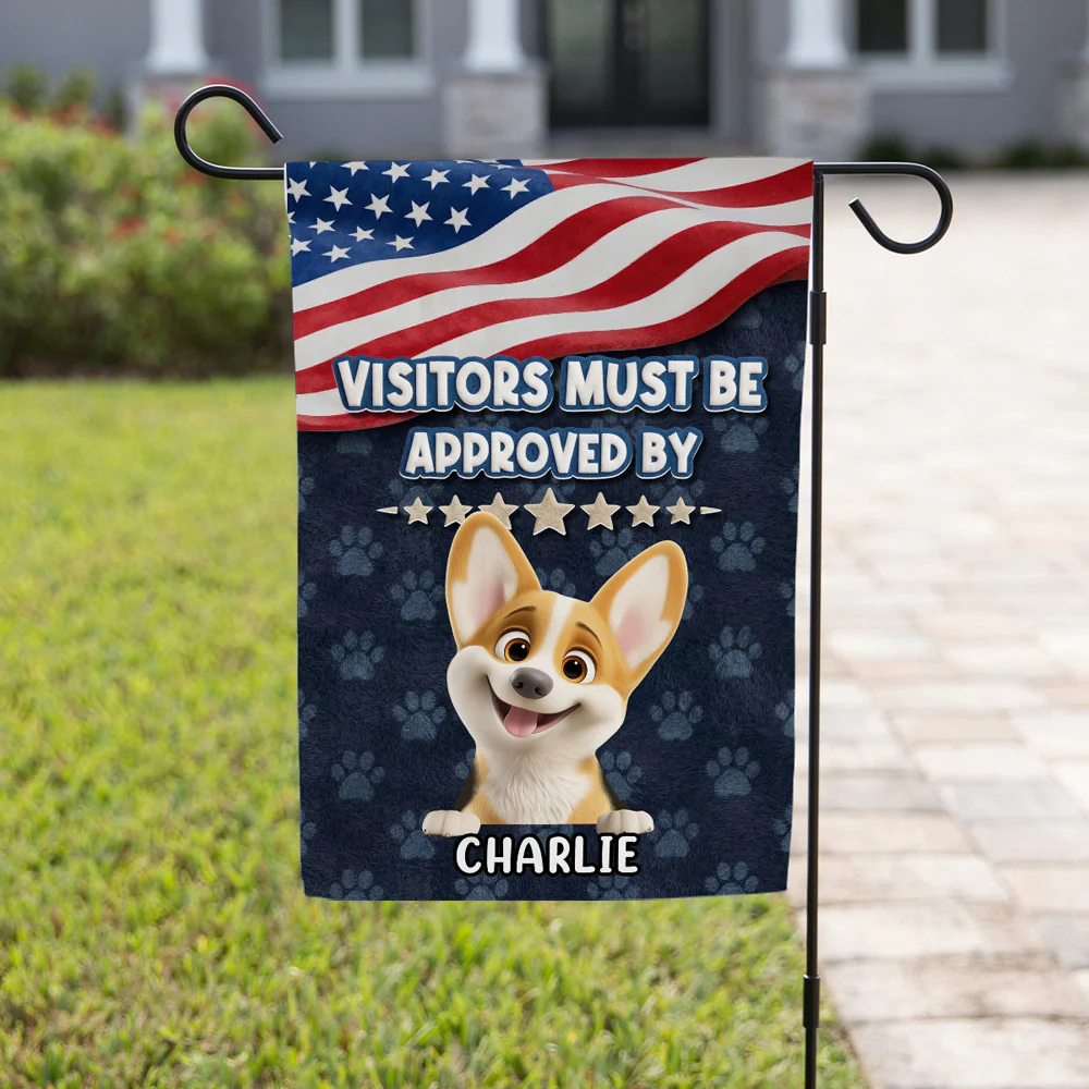 Approved By - Personalized Custom Flag - Image 3