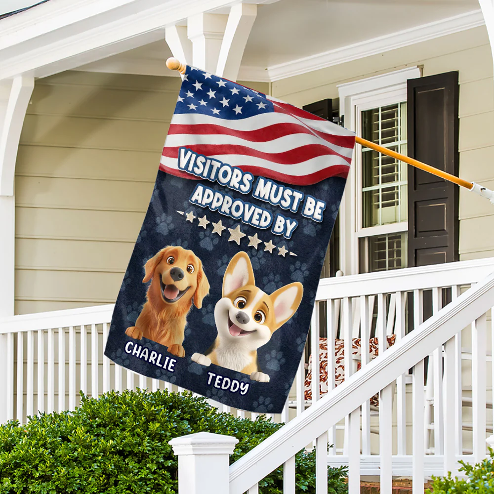 Approved By - Personalized Custom Flag - Image 4