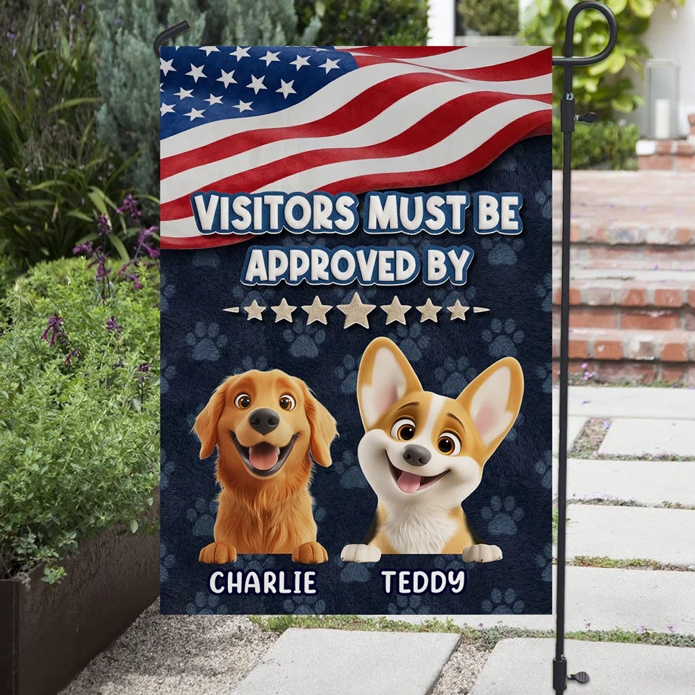 Approved By - Personalized Custom Flag - Image 5