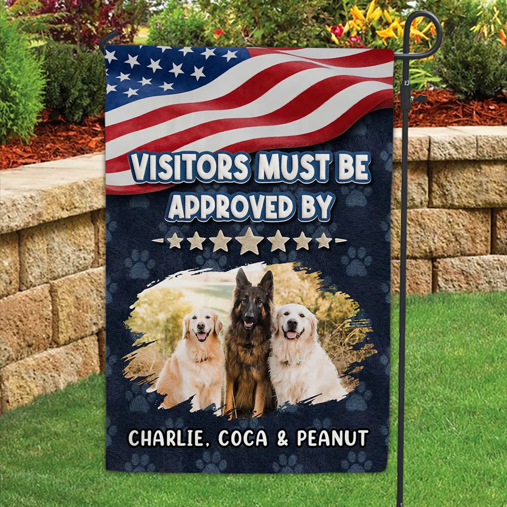 Approved By Photo - Personalized Custom Flag - Image 2