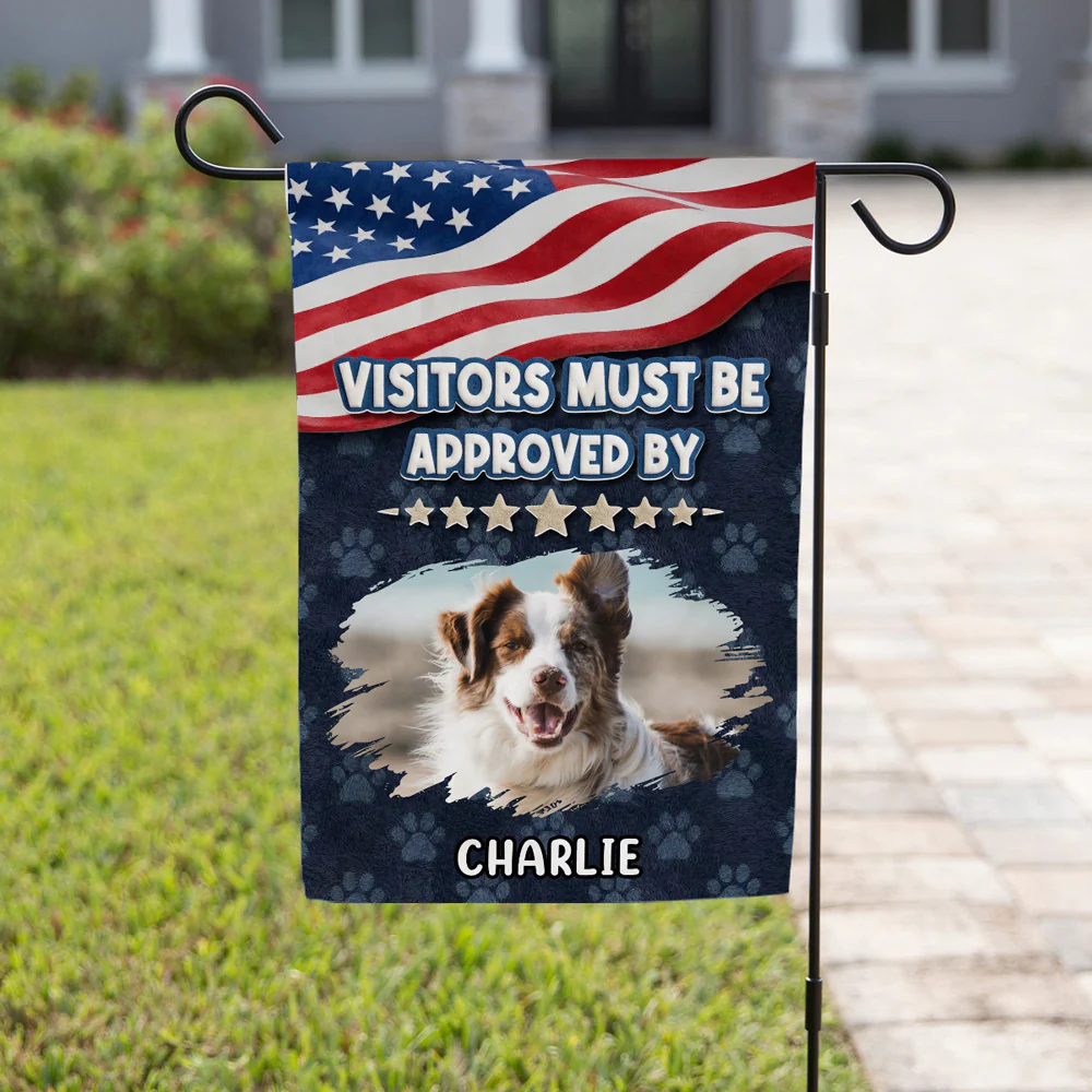 Approved By Photo - Personalized Custom Flag - Image 3