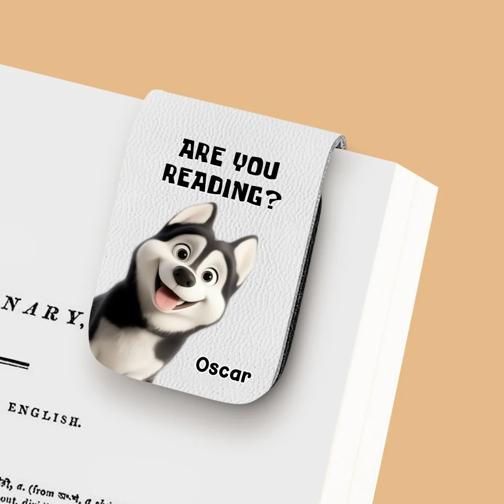 Are You Reading Or Not - Personalized Custom Leather Bookmark - Image 10