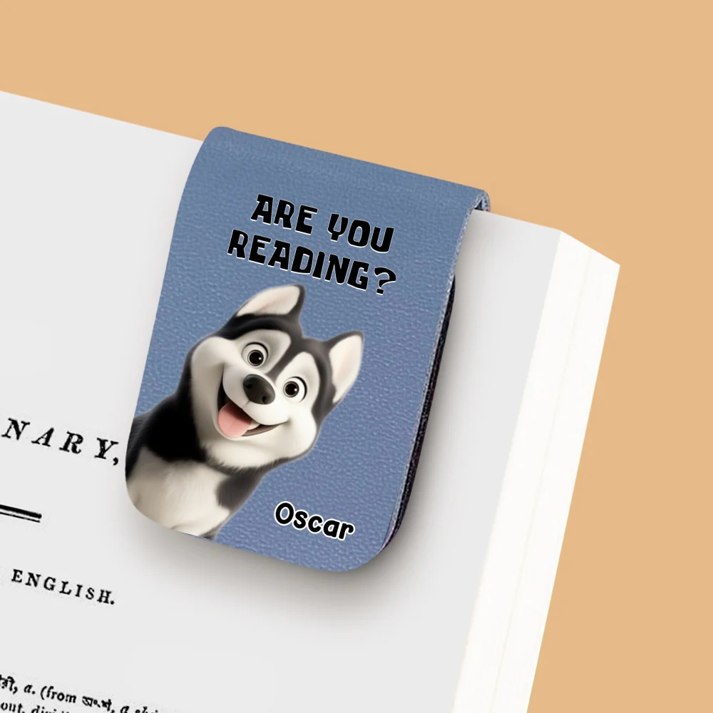 Are You Reading Or Not - Personalized Custom Leather Bookmark - Image 7