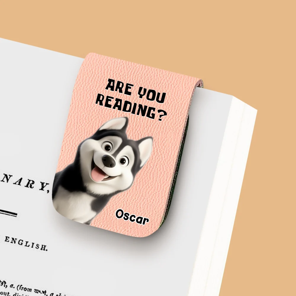 Are You Reading Or Not - Personalized Custom Leather Bookmark - Image 9