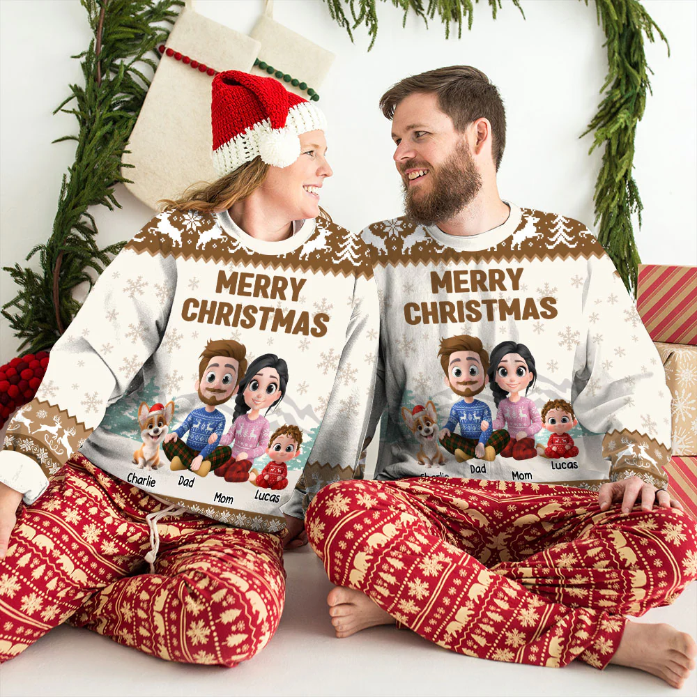 As A Family Now Onwards - Personalized Custom All-Over-Print Sweatshirt - Image 6