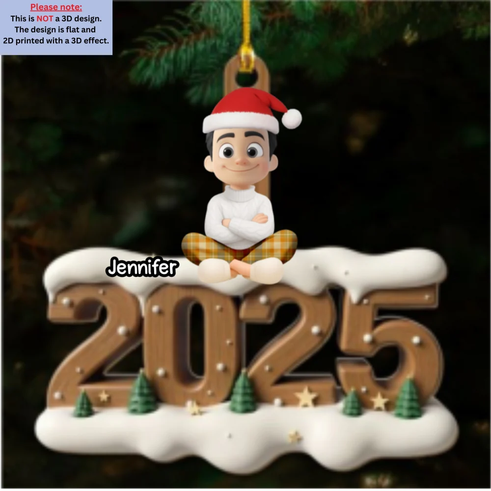 As A Whole Family Now Onwards - Personalized Custom 3D Effect Wood Ornament - Image 6