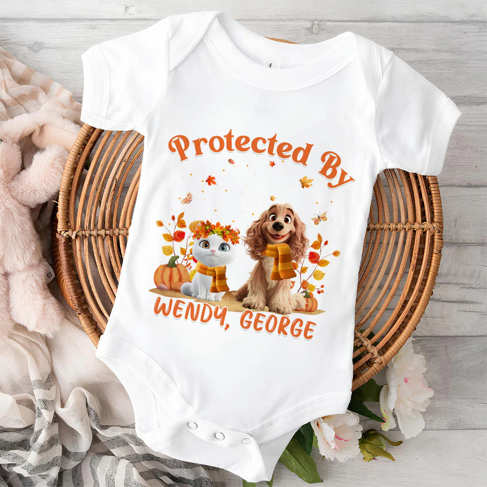 Autumn Pet Baby - Personalized Custom Baby Onesie - Image 2