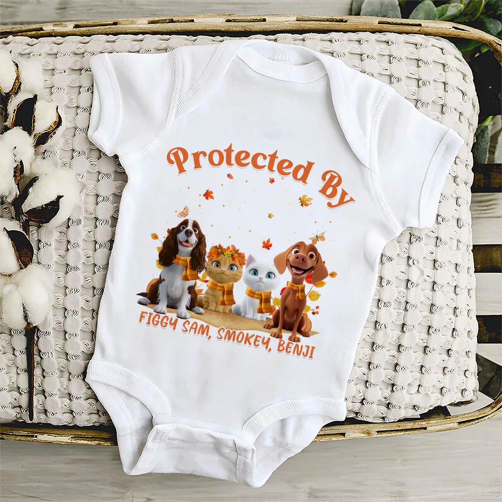 Autumn Pet Baby - Personalized Custom Baby Onesie - Image 4