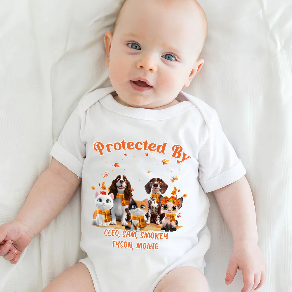 Autumn Pet Baby - Personalized Custom Baby Onesie - Image 5