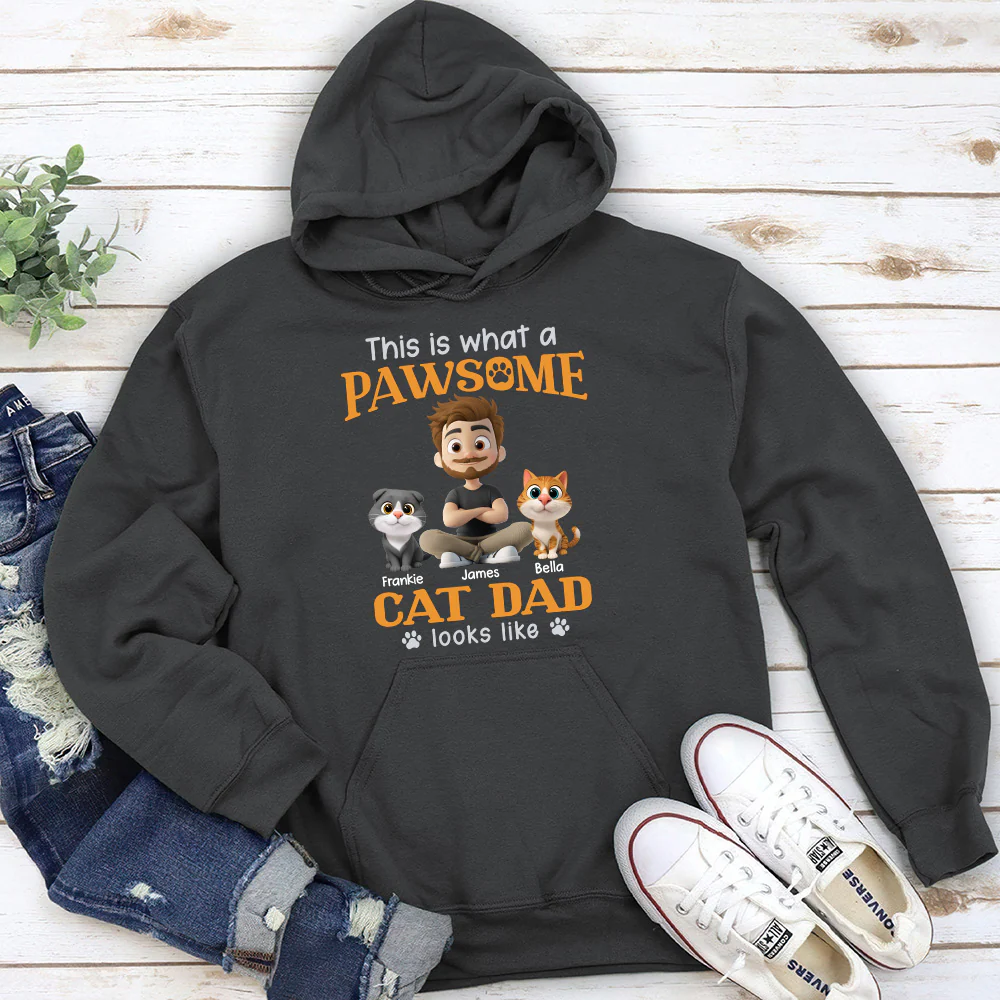 Awesome Dad I Might Say - Personalized Custom Hoodie - Image 2