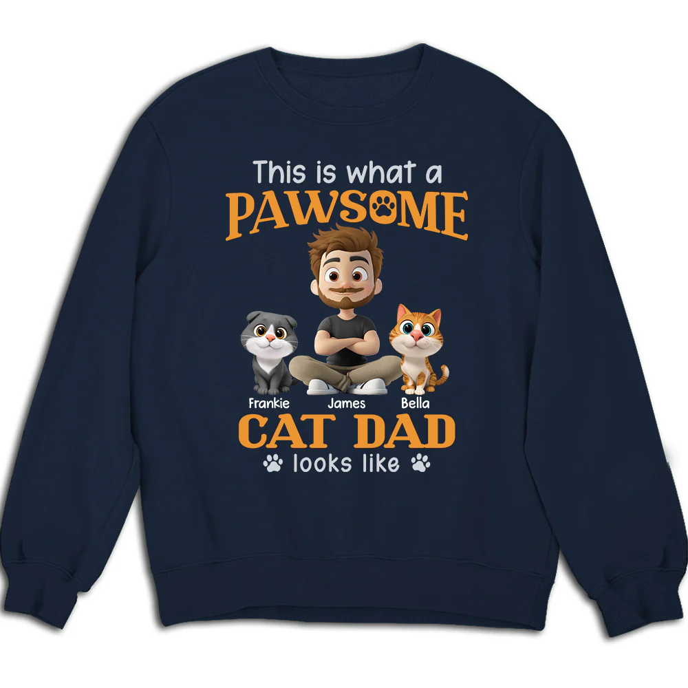 Awesome Dad I Might Say - Personalized Custom Sweatshirt