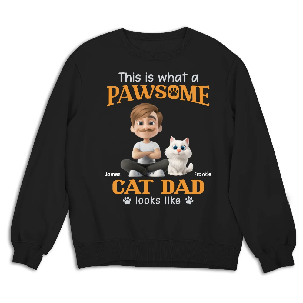 Awesome Dad I Might Say - Personalized Custom Sweatshirt - Image 3