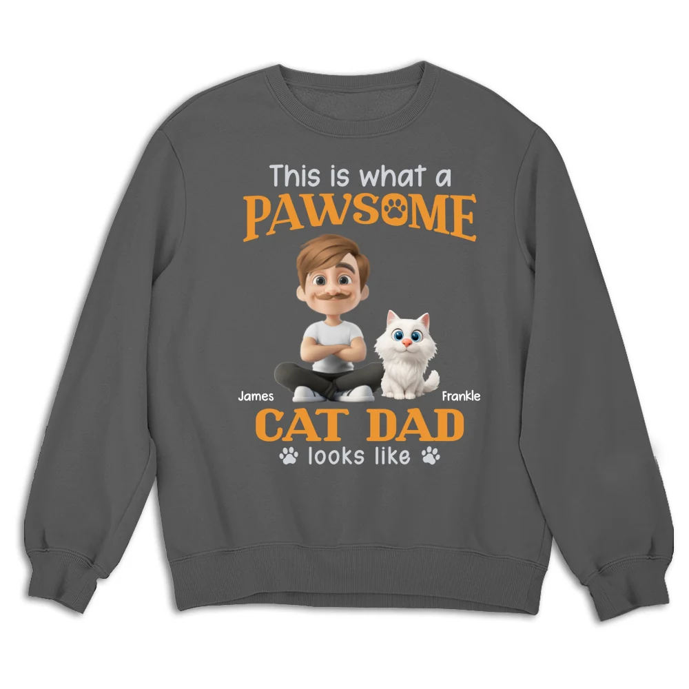 Awesome Dad I Might Say - Personalized Custom Sweatshirt - Image 4
