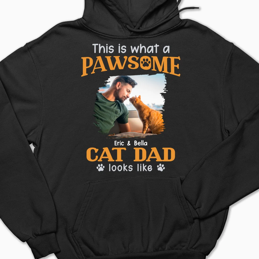 Awesome Dad I Might Say Photo - Personalized Custom Hoodie - Image 4