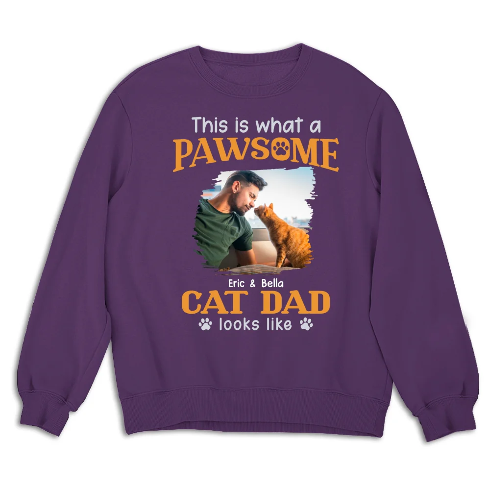 Awesome Dad I Might Say Photo - Personalized Custom Sweatshirt - Image 6