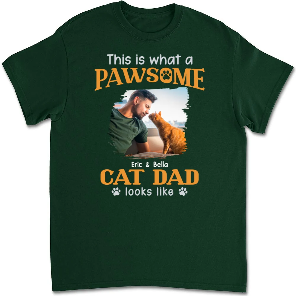 Awesome Dad I Might Say Photo - Personalized Custom Unisex T-shirt - Image 6