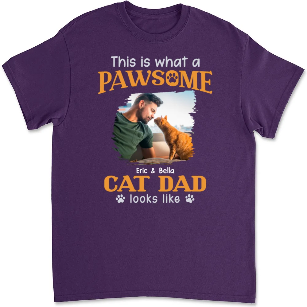 Awesome Dad I Might Say Photo - Personalized Custom Unisex T-shirt - Image 7