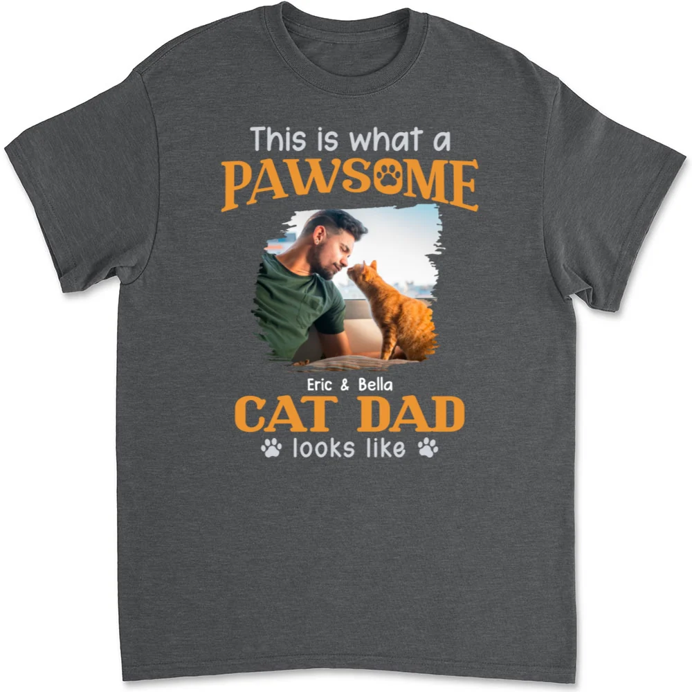 Awesome Dad I Might Say Photo - Personalized Custom Unisex T-shirt - Image 8