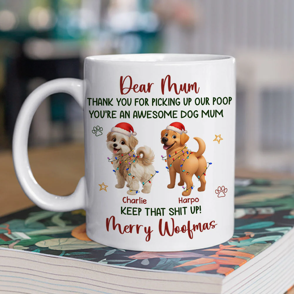 Awesome Dog Parent - Personalized Custom Coffee Mug - Image 2
