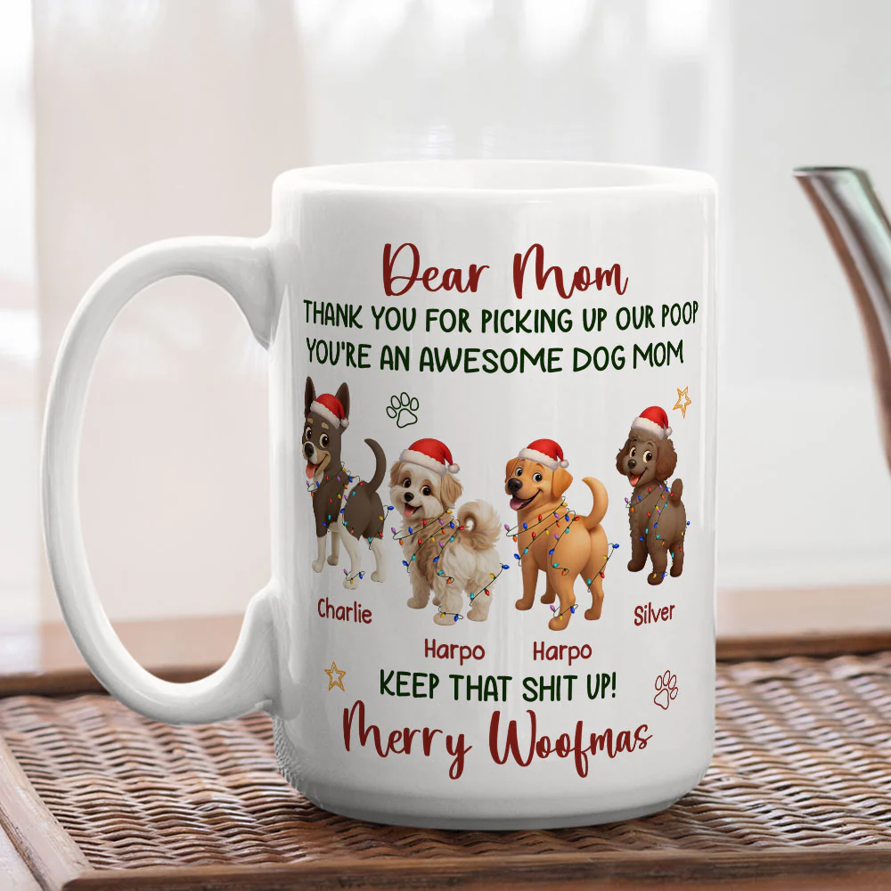 Awesome Dog Parent - Personalized Custom Coffee Mug - Image 4