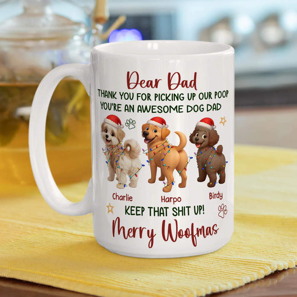Awesome Dog Parent - Personalized Custom Coffee Mug - Image 5