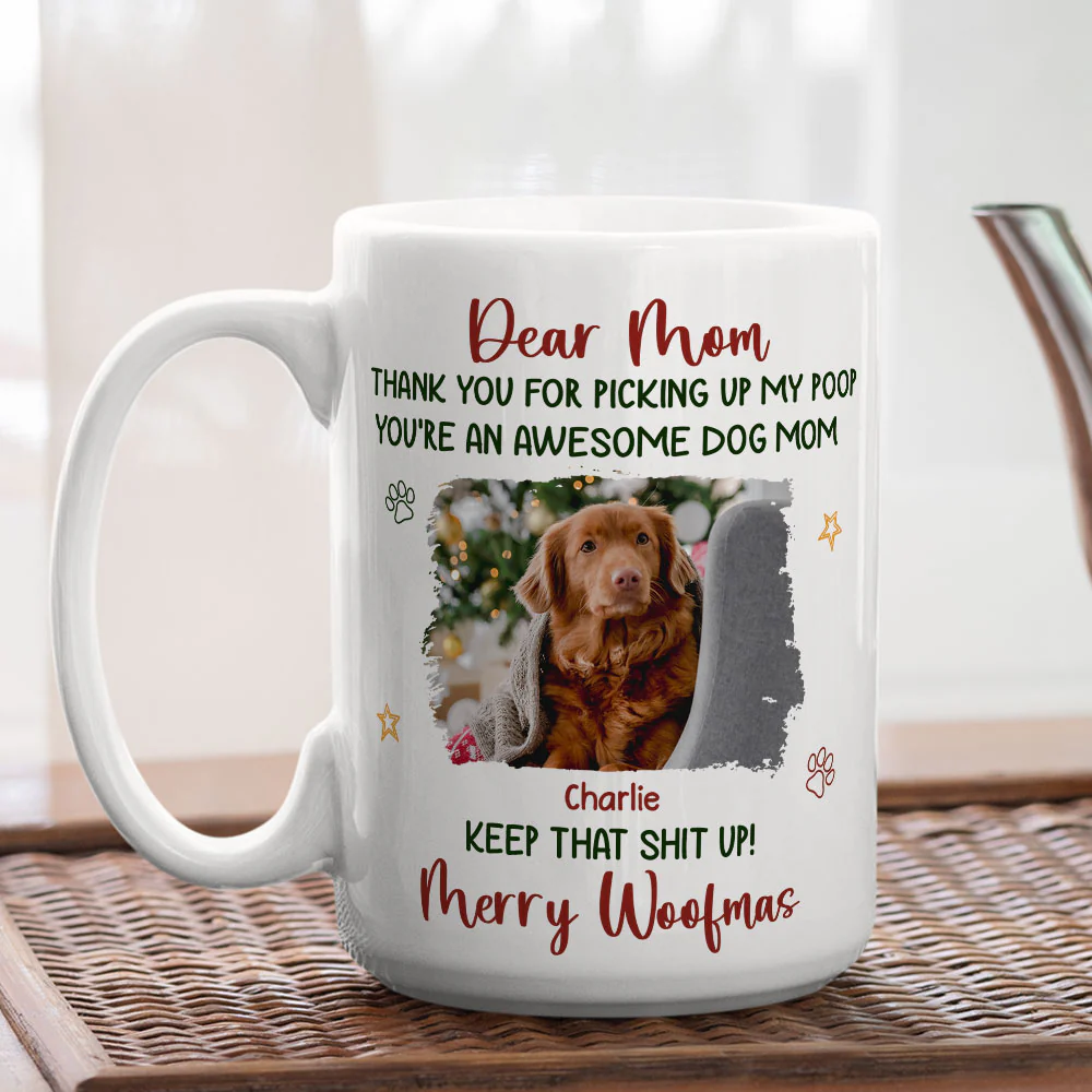 Awesome Dog Parent Photo - Personalized Custom Coffee Mug - Image 2