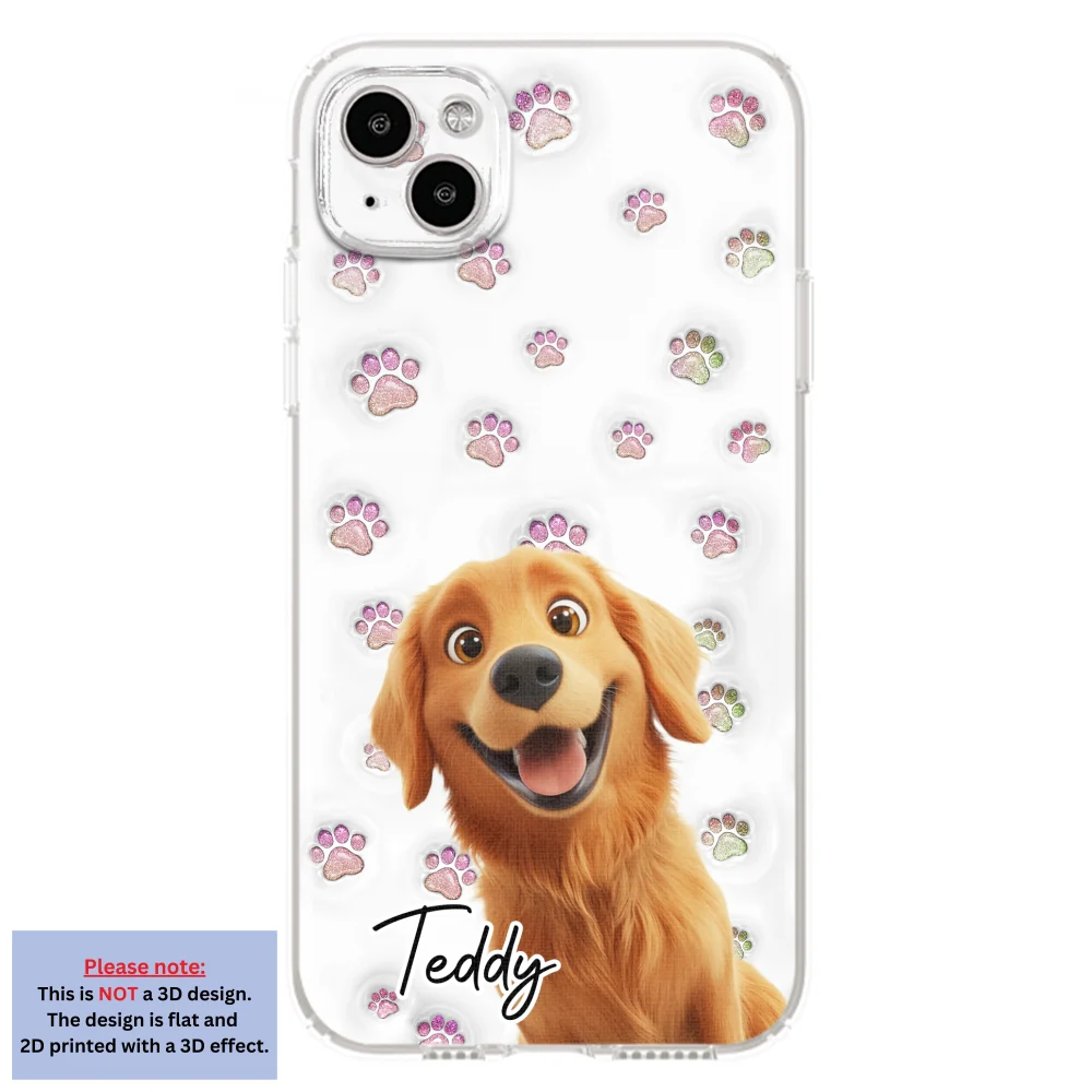 Baby Adorable Dogs - Personalized Custom 3D Inflated Effect Phone Case - Image 13