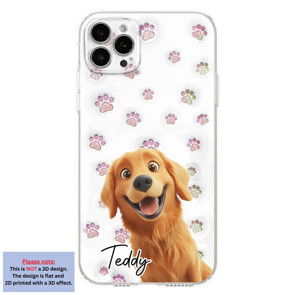 Baby Adorable Dogs - Personalized Custom 3D Inflated Effect Phone Case - Image 15
